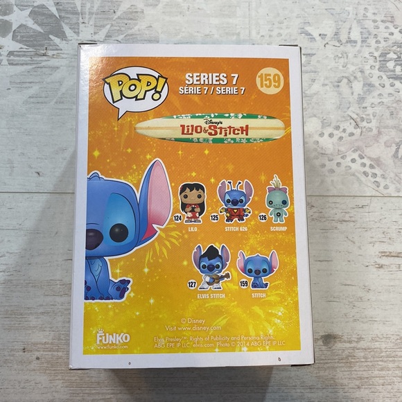 2/$100 Funko Pop Flocked Stitch #159 Disney Exclusive Figure - Picture 4 of 8